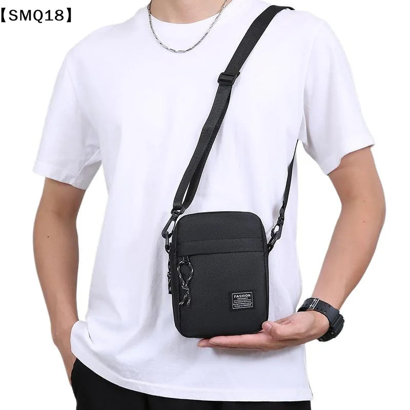 Men's Bag, Available In Single Shoulder Or Cross-body Design, Suitable For Daily Use During School. Made Of Nylon Material【SMQ】