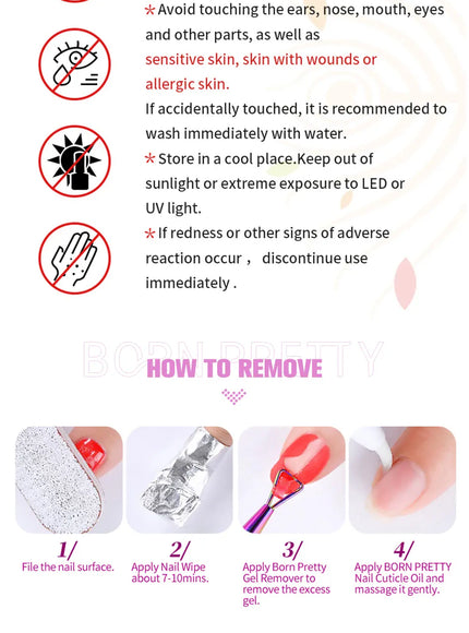 KissIcon Born Pretty 6 In 1 Nail Glue