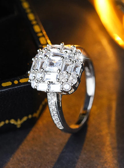 KissIcon Zirconia Ring For Women - Minimalist 925 Silver