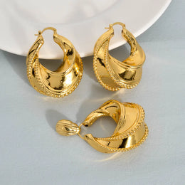 Gold Color Collar Necklace Earrings Jewelry Set For Women Dubai Africa Luxury Quality Jewellery Party Wedding Accessories