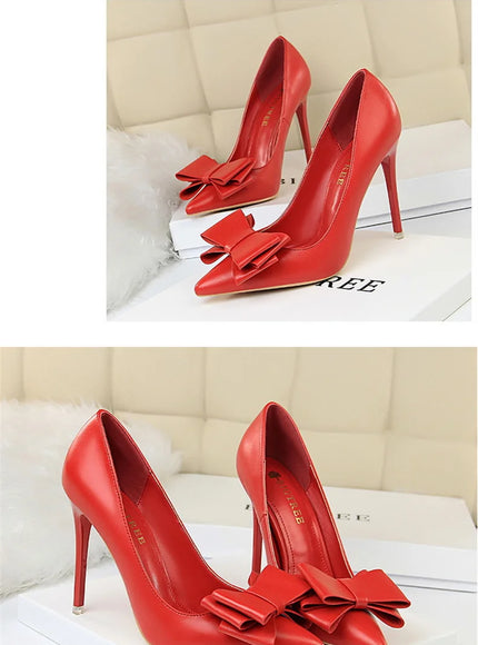 Fashion Sweet Women High Heel Shoes Blue Yellow