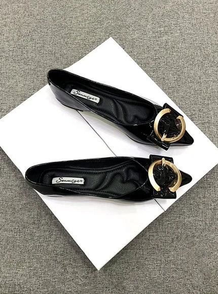 KissICON Flat Shoes for Women Spring Autumn New Red