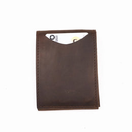 Genuine Leather Wallet For Men Male Real Cowhide Short Slim Minimalist Men's Cash Wallet Credit Card Holder With Flap Closure