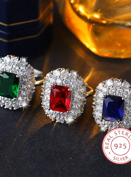 KissIcon 2025 Fashion Adjustable Zircon Ring - Open Band