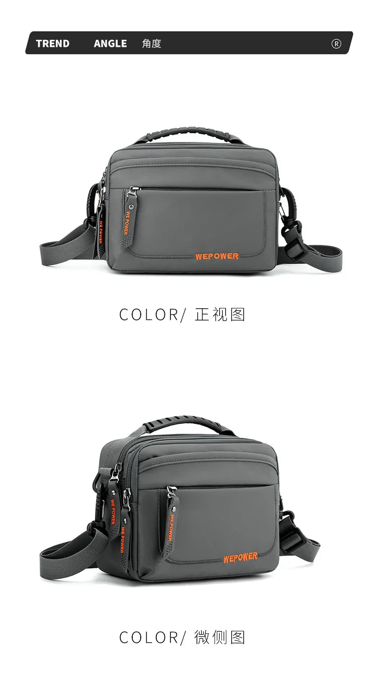Men's Casual Messenger Bag Outdoor Small Shoulder Bag Multifunctional Travel Waist Bag Hanging Bag Crossbody Bags for Men