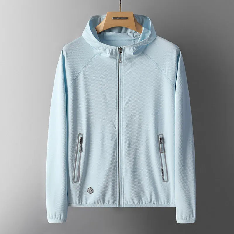 KissICON Women Blue / XL UPF 50 Ice Silk Sun Hoodie Lightweight UV Protection