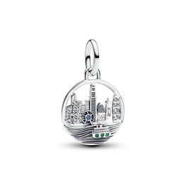 2026 New Disney Hot Sale 100%925 silver Lion Castle Charm Bead Necklace Stud Earrings Women DIY Fashion Jewellery Halloween Gift