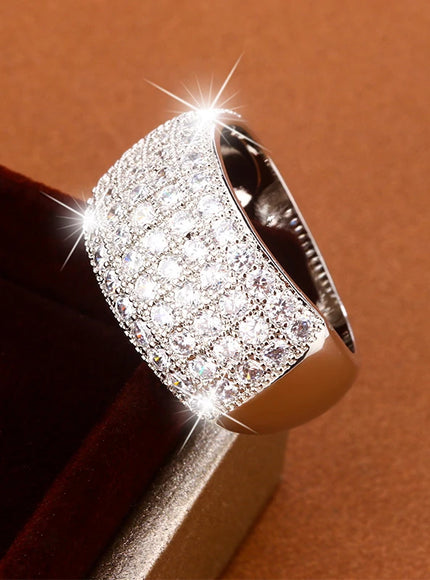 KissIcon Fashion Light Luxury Zircon Ring - Bridal Shine