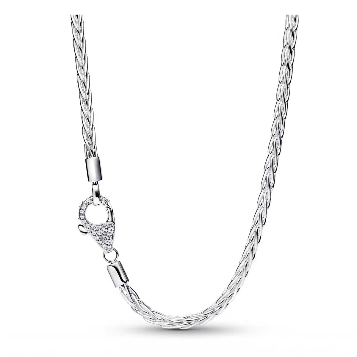 Hot Sale 2026 New Disney 100%925 silver Summer Ocean Series charm Bead Necklace Earrings Women's DIY Fashion Jewellery Gift Best
