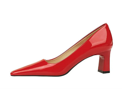 2024 Spring Versatile Fashion Shallow Mouth Patent Leather