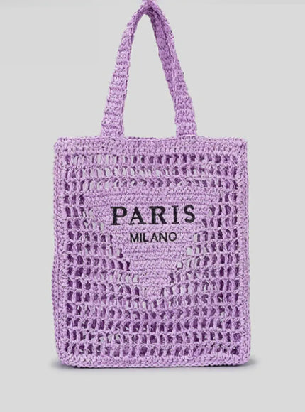 Women's Woven Tote – Shoulder Daily Commuting