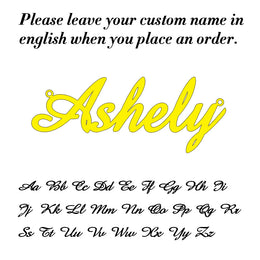 Custom Name Necklace for Women Personalised Cursive Letter Pendant Stainless Steel Jewelry Men Chain Choker Collar Personalizado