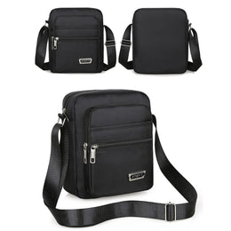 Men's Handbag Shoulder Messenger Bags Casual Canvas Travel Bag Waist Bag Multifunctional Waterproof Business Storage Bag Solid
