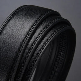 Men's Click Belt Business Luxury Designer Brand Genuine Leather Belts Jeans Automatic Adjustable Alloy Buckle Waist Straps Belts