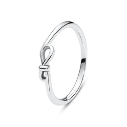 Original 925 Sterling Silver Ring Love Heart Pave CZ Crystal Stackable Rings For Women Wedding Engagement Birthday Gift Jewelry