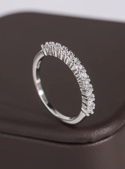 KissIcon 925 Silver Plated Ring - Shiny AAAA Zircon