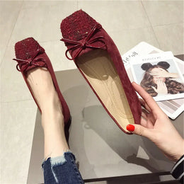 KissICON Flat Shoes for Women Spring Autumn New Korean