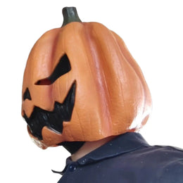 Creepy Party  Scary Halloween Costumes Pumpkin Head Cover Creepy Cosplay  Headdress For Party And Trick Prop  Adult Party Mask