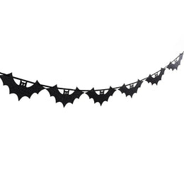 Halloween Party Banner Garlands Cartoon Ghost Bat Spider Hanging Bunting for Halloween Home Decoration Supplies Kids Favors Gift