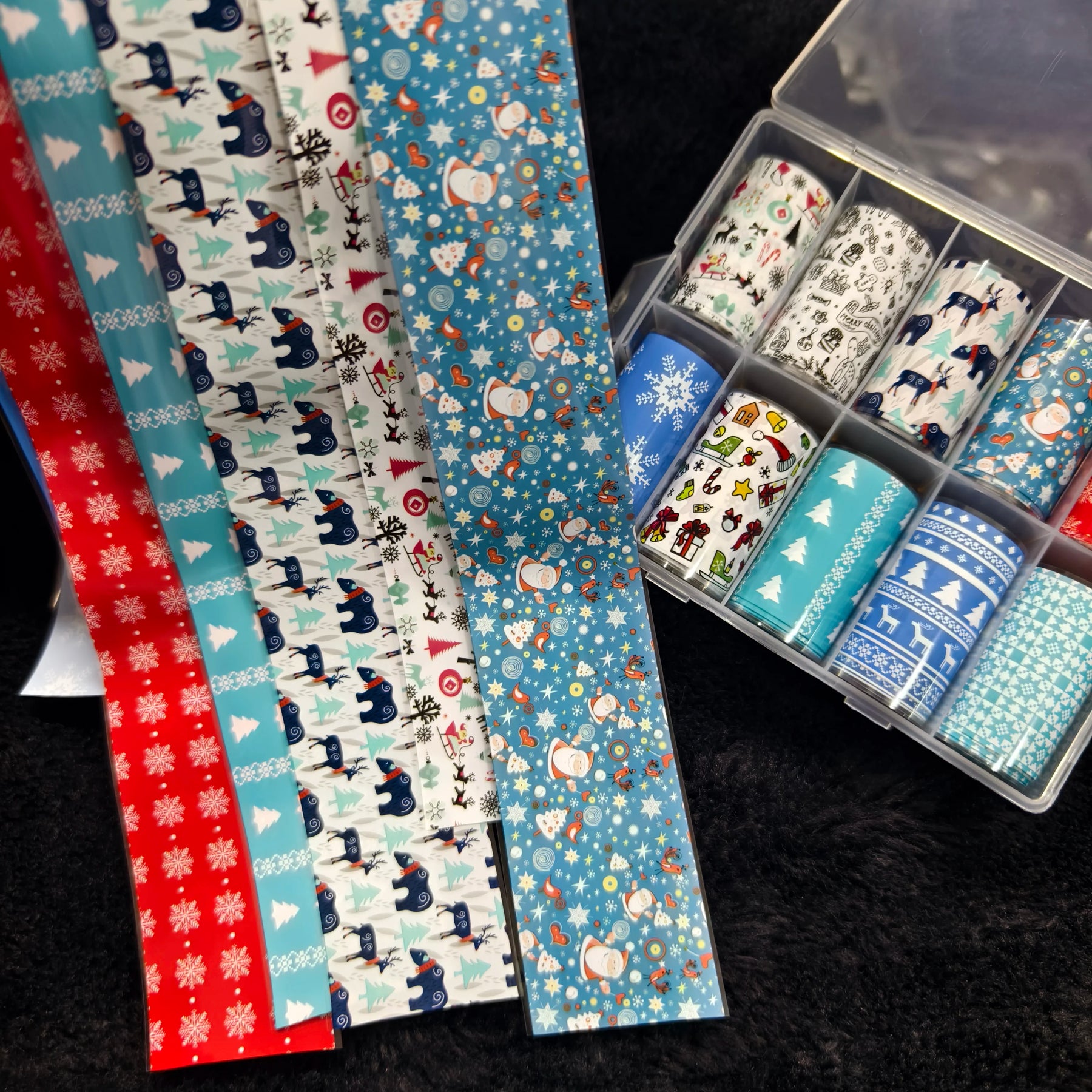 10Rolls Halloween  Christmas  Easter Nail Foils Transfer Paper  Nail Art Stickers   Decal  Nails Decoration