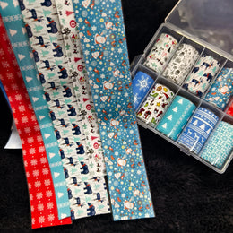 10Rolls Halloween  Christmas  Easter Nail Foils Transfer Paper  Nail Art Stickers   Decal  Nails Decoration