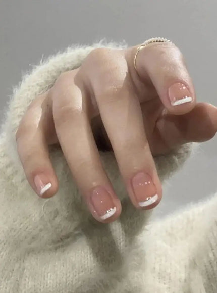 💋 False Nails Kit With Jelly Glue Press