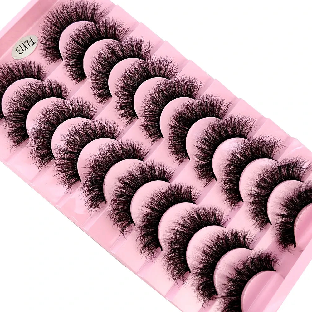 KissICON KissIcon Faux Mink Eyelashes 3D Cross Lash Set