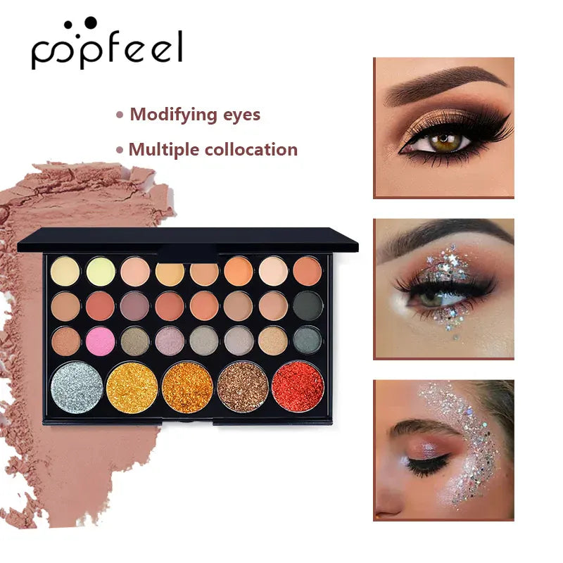 KissICON POP003F [KissIcon] POPFEEL 19 Pcs Makeup Gift Set -
