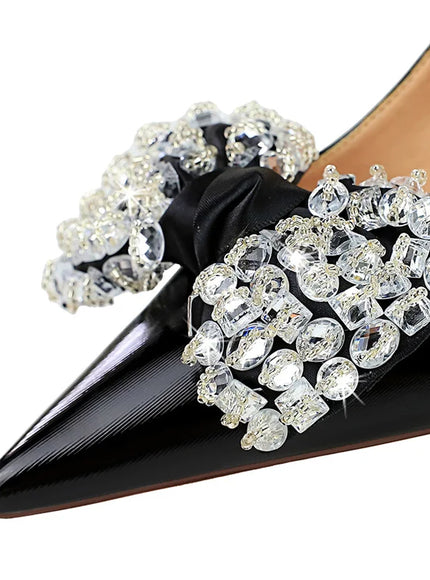 Women Green Pointed Toe Pumps Wedding Middle Low