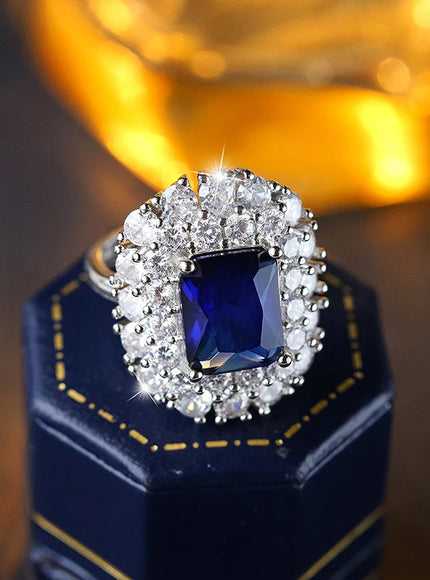 KissIcon 2025 Fashion Adjustable Zircon Ring - Open Band