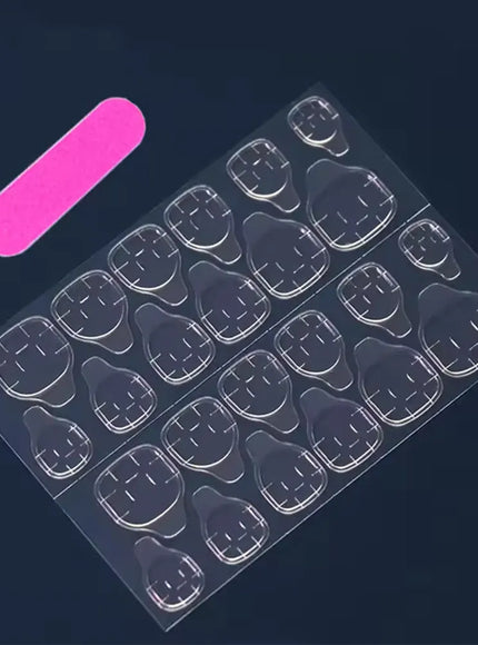 Royal Blue Acrylic Press On Nails With Glue