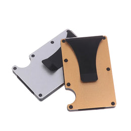 Minimalist Wallet For Men & Women - Slim RFID Wallet, Scratch Resistant, Credit Card Holder & Money Clip, Easily Removable Money