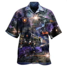 Hawaiian Men Shirt 3D Car Print Short Sleeve Blouse Summer Beach Vacation single Breasted Fashion Lapel Men's Clothing