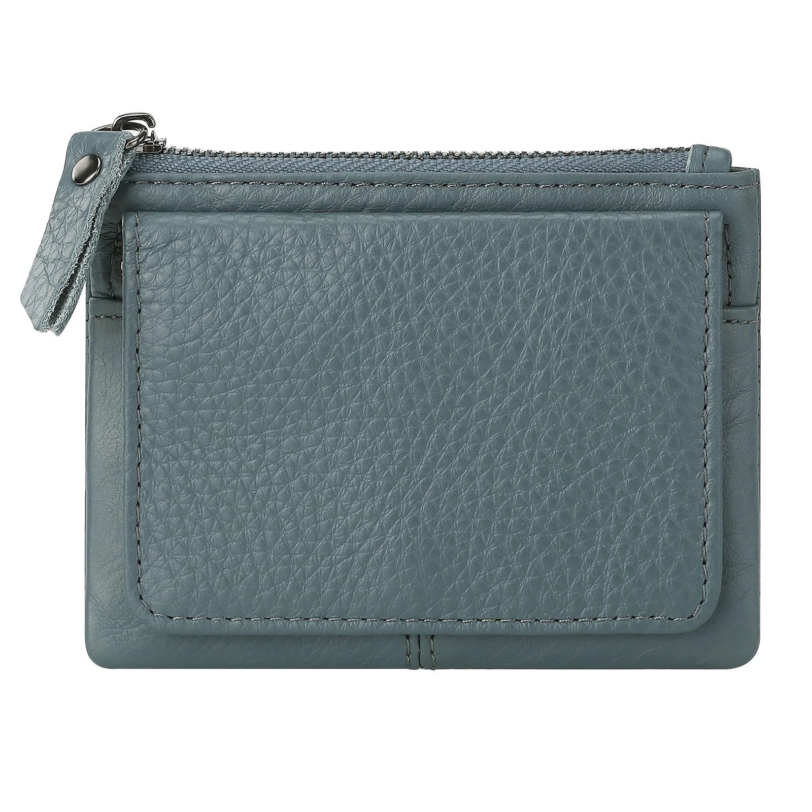 New Cow Leather Women's And Men's Card Bag Coin Purse Slim Credit Card Holder Wallet For Men and Women ID Card Pocket