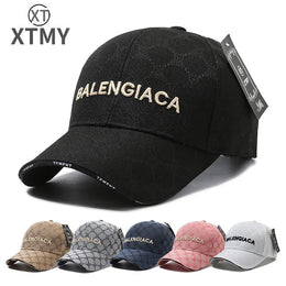 European and American new customers popular retro sunshade letter hat outdoor sports baseball cap men