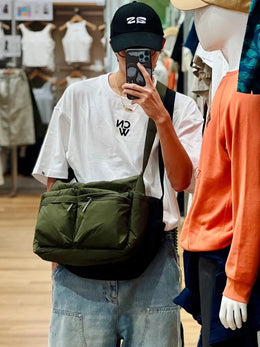 2026 NEW Top Quality Thickened Casual Messenger Bag, Single Shoulder Large Capacity Laptop Multi Pocket Sports Bag for Men Women