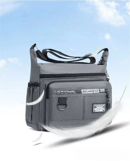 New Mens Crossbody Bag Single Shoulder Bags Big Capacity Multi-Pockets Storage Bag Fashion Handbag Business Crossbody Bags