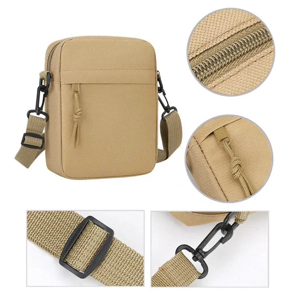 Mens Small Crossbody Sling Bag Chest Bag  Casual Utility Chest Phone Bag Water Resistant Fanny Pack for Running Travel Workout
