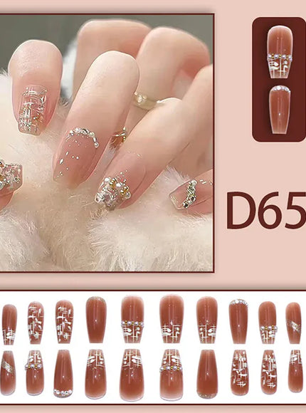 KissIcon Kids Cute Nails Set 24Pcs - Removable