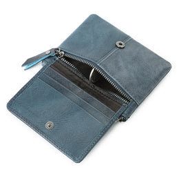 New Cow Leather Women's And Men's Card Bag Coin Purse Slim Credit Card Holder Wallet For Men and Women ID Card Pocket