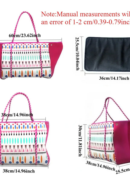 Waterproof Beach Handbag – Women's Neoprene
