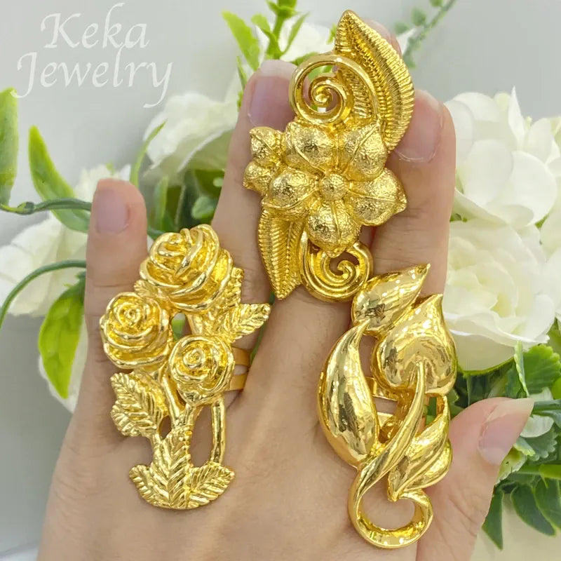 KissICON Dubai Flower Ring – Wedding Gift