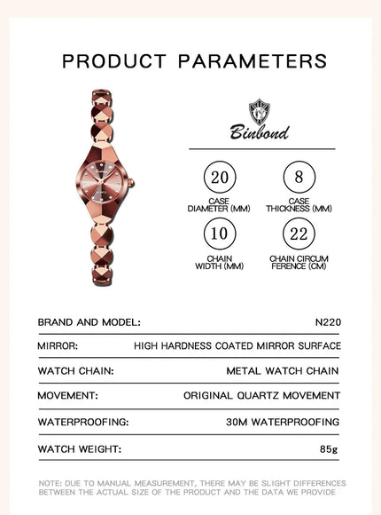 KissICON KissIcon UTHAI Women Watch Stainless Bracelet - Waterproof