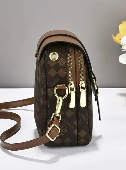 Moda Saco Multi-camada Pr Tico Crossbody –