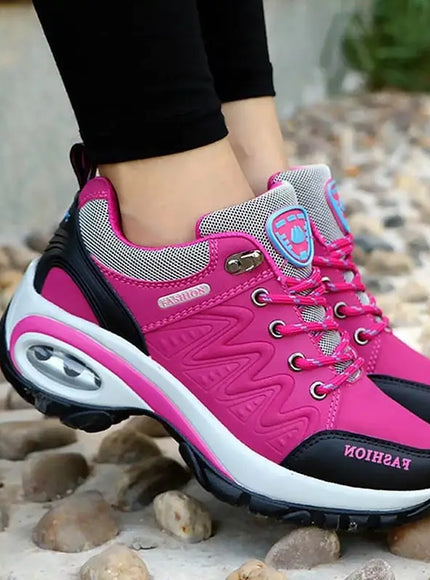 Women Sports Shoes Platform Sneakers Fashion Outdoor Hiking  Non-Slip Casual Shoes Low Top Running Shoes Women Footwear