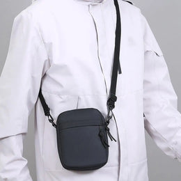 Mens Small Crossbody Sling Bag Chest Bag  Casual Utility Chest Phone Bag Water Resistant Fanny Pack for Running Travel Workout
