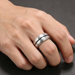 Dean Winchester Ring Authentic 925 Silver Supernatural Aphorism Engraving Saving People, Hunting Things, The Family Business