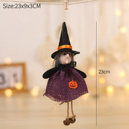 Halloween Decorations Doll Bar Decor Pumpkin Ghost Witch Pendant Scary Halloween Kids Gift Halloween Party Decoration for Home