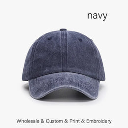 SLECKTON Custom Logo Retro Baseball Cap for Men and Women DIY Design Letter Embroidery Hat Customize Cap Graphic Print Wholesale