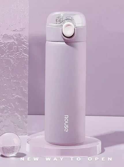 380ml Stainless Steel Vacuum Flask Straw